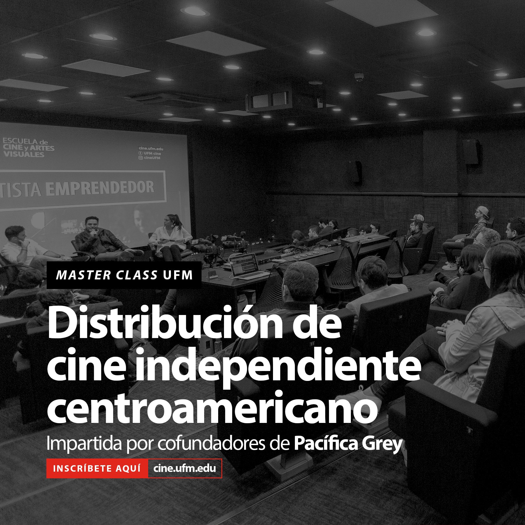 Master Class Distribución de cine independiente centroamericano Cine UFM Guatemala virtual